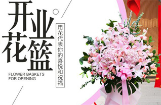 海南海口市龙华区海垦街道花篮配送